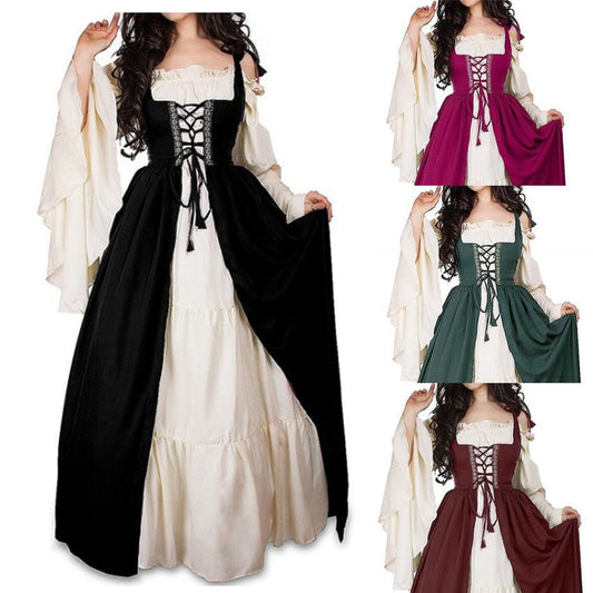 Medieval Fancy Vampire Elegant Cosplay Dress